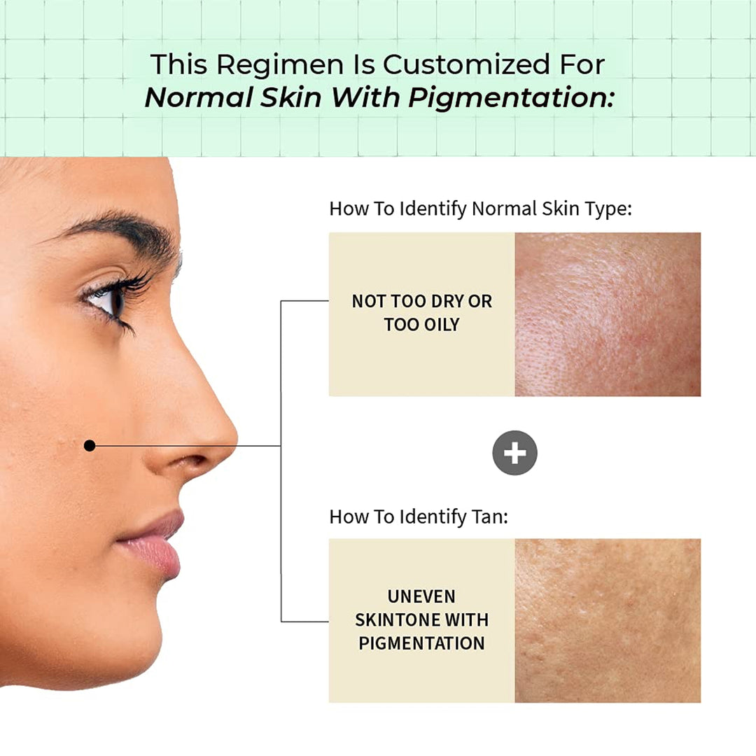 Pigmentation Skin Care Regimen For Normal Skin