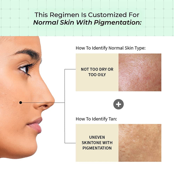 Pigmentation Skin Care Regimen For Normal Skin