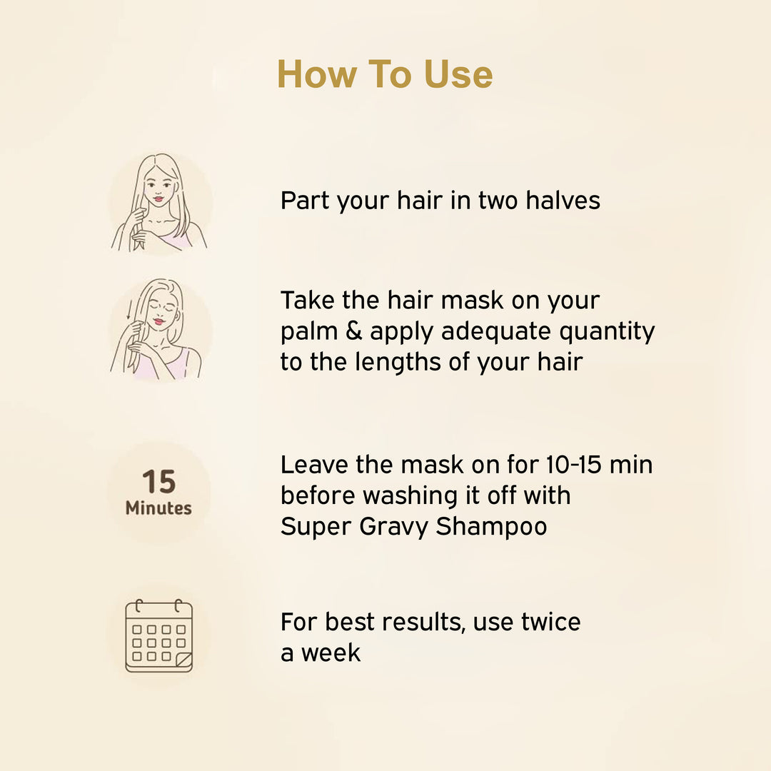 Arjun Pro Moisturize Hair Mask For Dry Hair - 50g