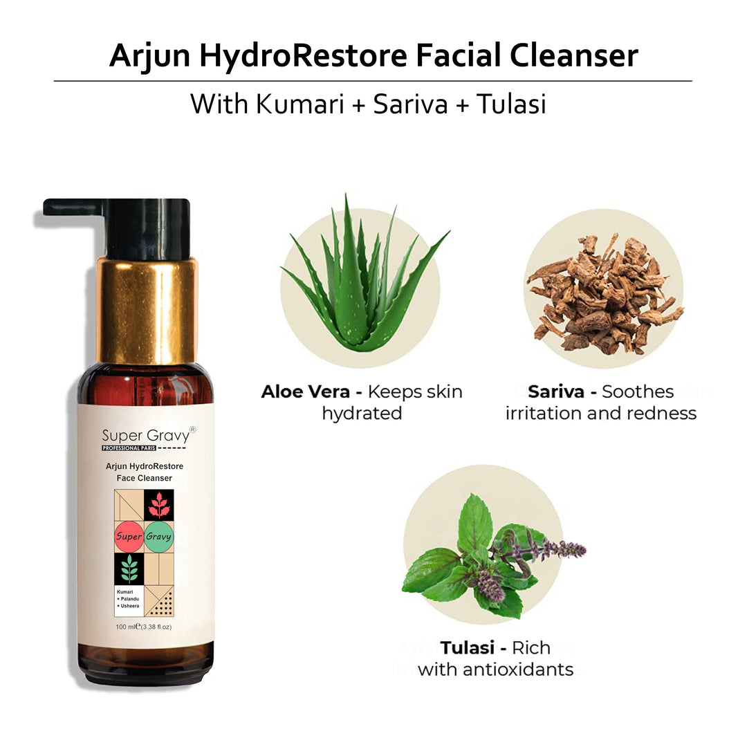 Arjun HydroRestore Face Cleanser For Dry Skin 100ml