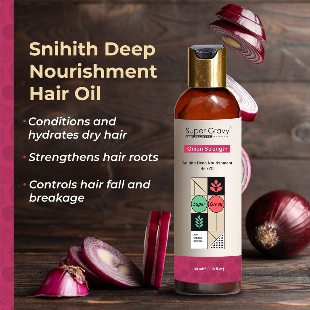 Snihith Deep Nourishment Hair Oil For Normal Oily Hair