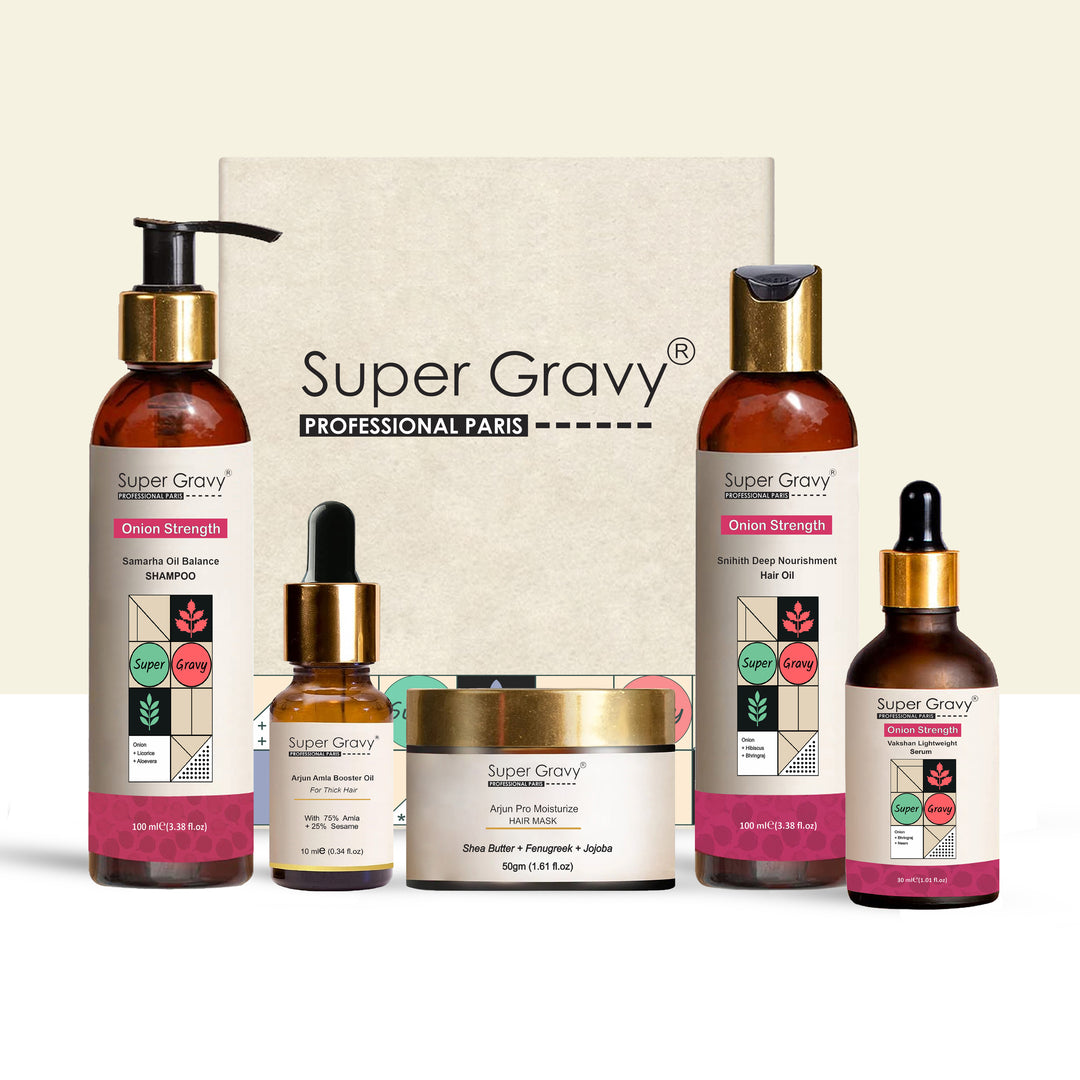 Super Gravy Customised Ayurvedic 5 Step Hair Care Regimen