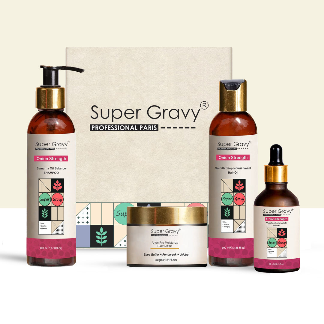 Super Gravy Customised Ayurvedic 4 Step Hair Care Regimen